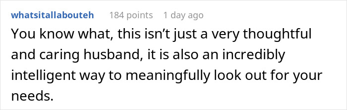 Husband “Forces” His Wife To Take Care Of Herself By Making Her Do The Same Things For Herself That She Does For Him