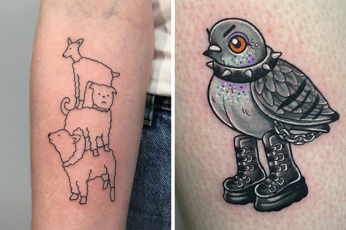 Tiny Animal Tattoos!!! — white raven tattoo