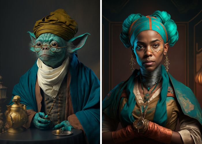 I Used AI To See What These Star Wars Characters Would Look Like In The Early 18th Century (30 Pics)