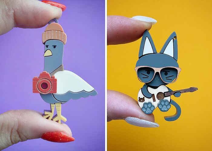 “Millennimals”: I Make Little Animals Out Of Acrylic With Specific Backstories