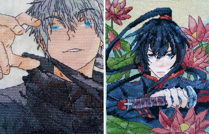 My Collection Of Anime Cross Stitch (6 Pics)