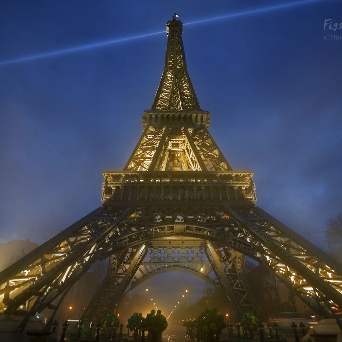 I Photographed The Eiffel Tower In Budapest. The Only Difference Is, My Tower Is Made From LEGO