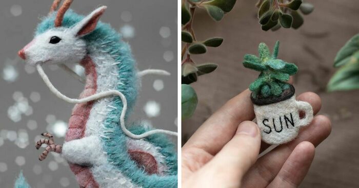 I Turn Wool Into Various Animal And Fantasy Character Sculptures (30 New Pics)