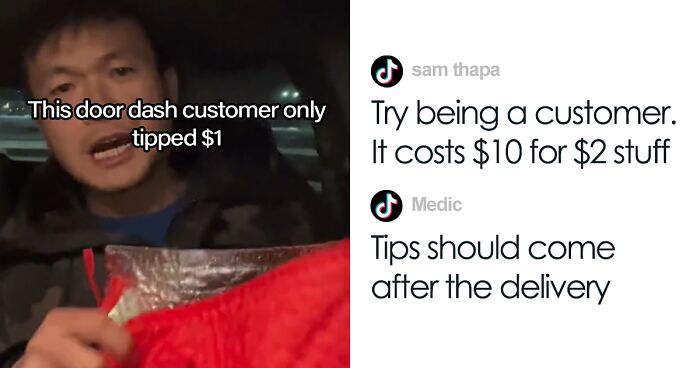 ‘Thank You, $1 Tipper’: The Internet Reacts To DoorDash Driver Eating Client's Order After They Leave A Disappointing Tip