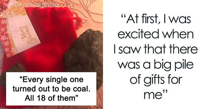 Person Celebrates Christmas With Fiancé's Family For The First Time, Leaves When They Gift Him 18 Lumps Of Coal, Is Accused Of Starting Unnecessary Drama