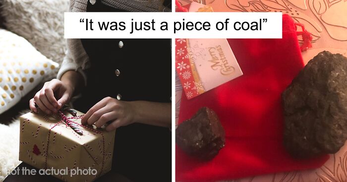 Person Receives 18 Pieces Of Coal From Fiancé's Family For Christmas, Wonders If They Overreacted By Walking Out