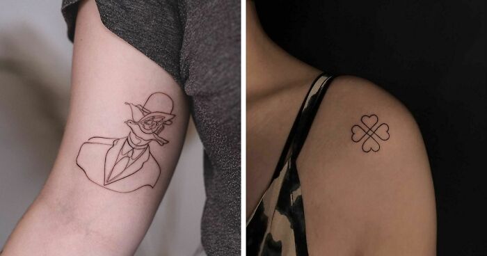 Abstract line tattoo on the arm. | Line tattoo arm, Line tattoos, Around arm  tattoo