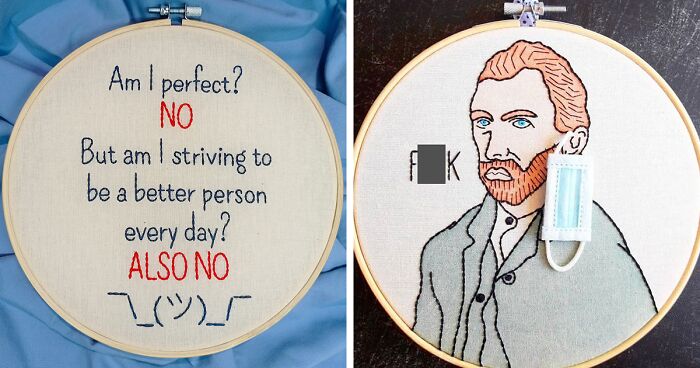 We Create Unapologetic Embroideries That Will Hopefully Brighten Up Your Day (21 New Pics)