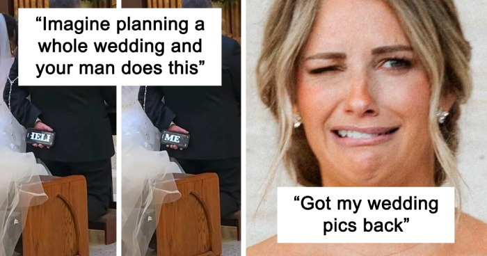 91 Weird And Funny Wedding Pics That Just Scream That The Wedding Was Far From Anything Traditional (New Pics)