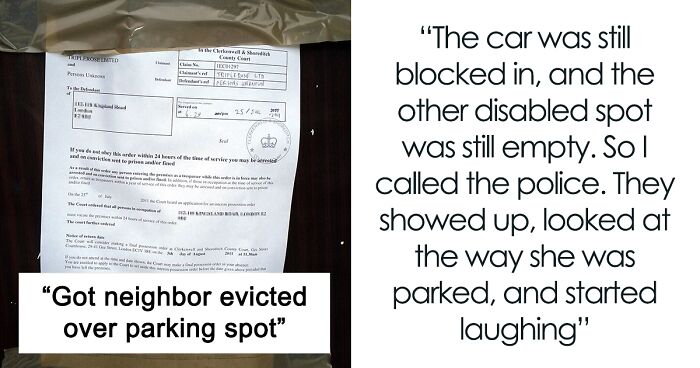 Woman Gets Evicted After Maliciously Teaching Someone A Dumb Lesson For Parking In 