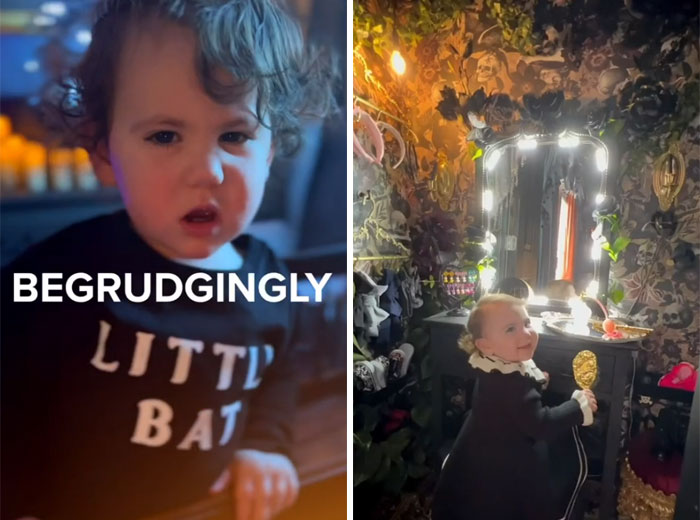 Mom Fed Up With People Saying Her Gothic Nursery Is Bad For Her Baby Starts A Satirical Series Featuring ‘Gothic Baby’