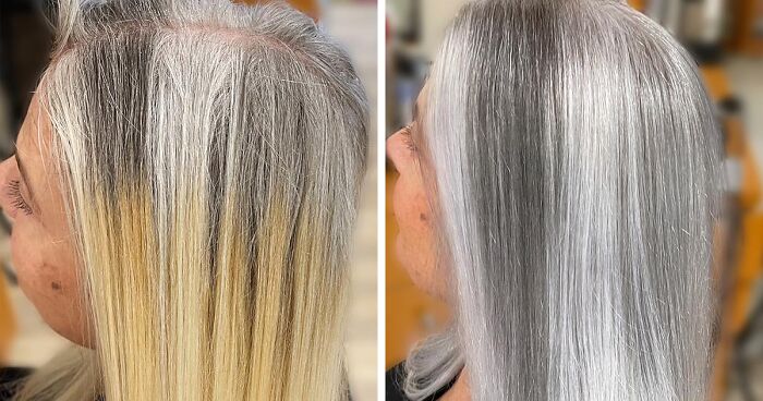 57 Amazing Transformations Of Women Who Decided To Embrace Their Natural Grey Hair By Jack Martin (New Pics)