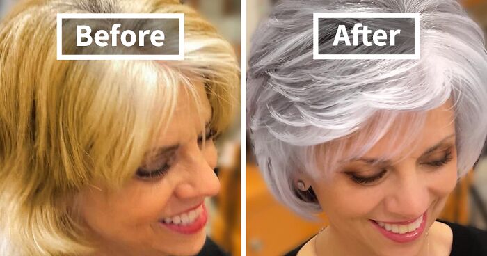 This Hairdresser Shows How Beautiful Grey Hair Can Be As He Helps His Clients To Embrace It (57 New Pics)