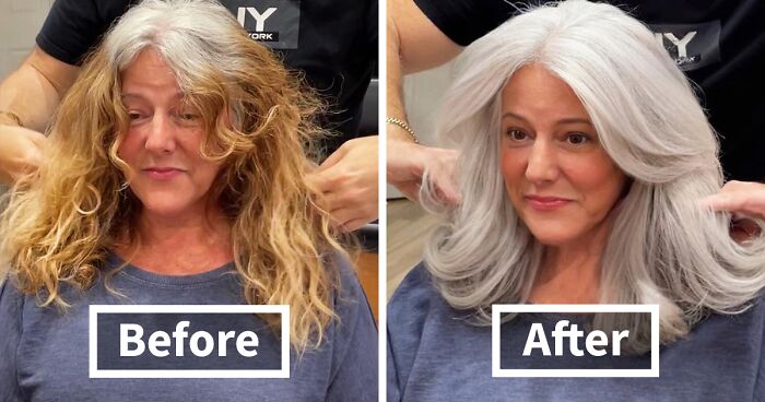 Celebrity Colorist Helps Women To Stop Covering Their Grey Roots And Embrace Their Natural Hair (57 New Pics)