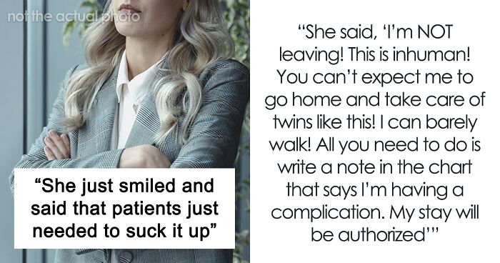 Healthcare Executive Hates Her Own Caesarian Birth Policy, Begs Doctors To Make An Exception For Her After Difficult Birth