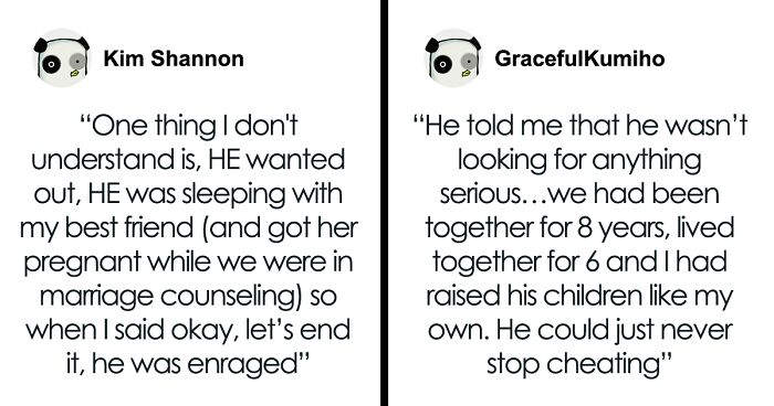 The Nastiest Things Exes Have Said After Being Dumped: 63 Real-Life Stories By These Pandas