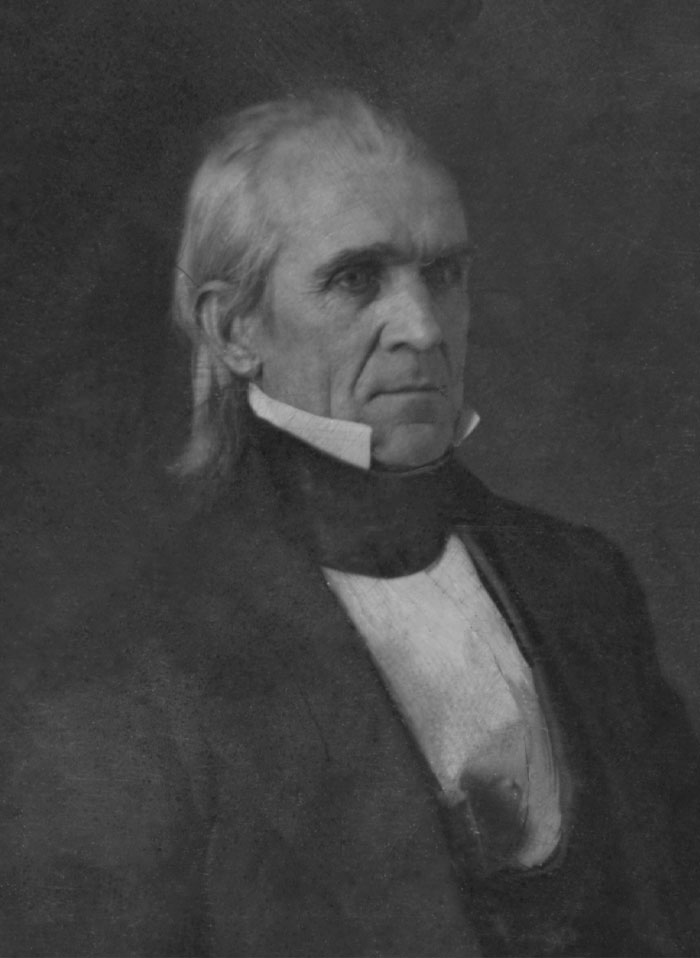 Picture of James K. Polk posing