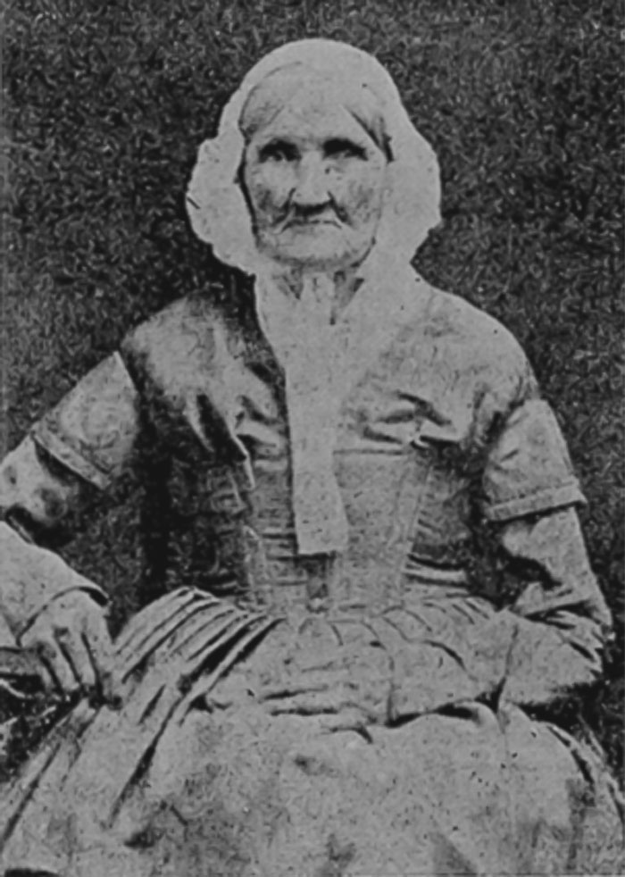 Black and white picture of Hannah Stilley Gorby