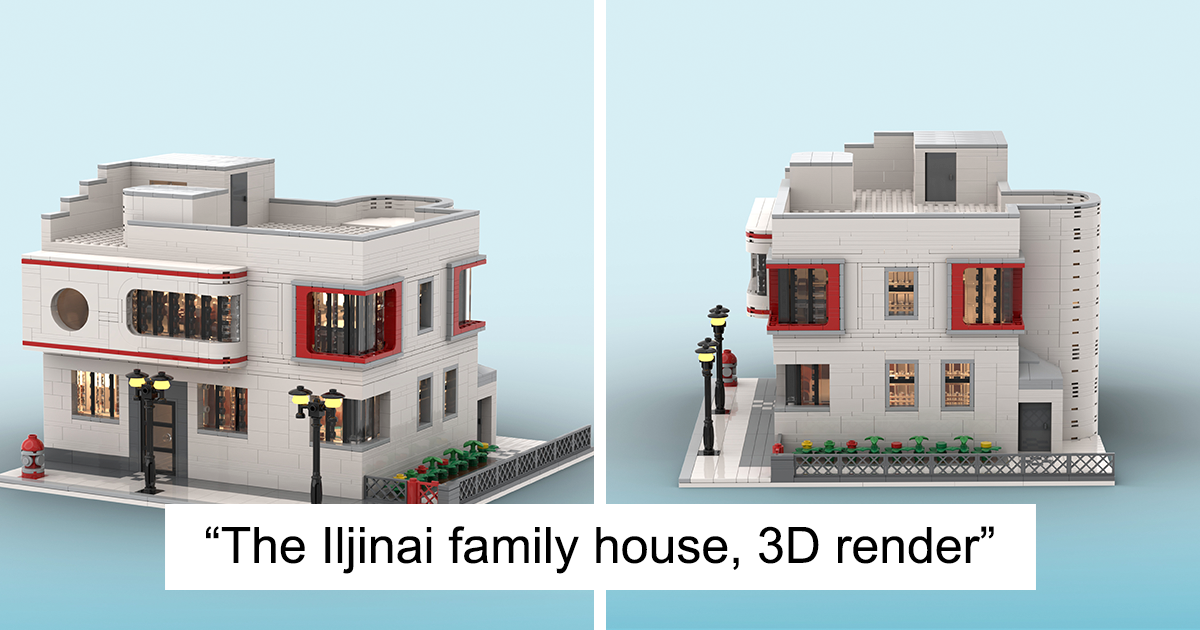 Lego building 3d online model