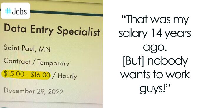 Guy Stumbles Upon Old Job Position He Had 14 Years Ago, Is Flabbergasted It Pays The Same Salary