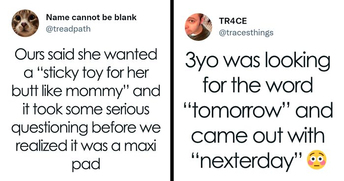 76 Memorable Times Kids Didn’t Know The Word For Something, So They Came Up With These Funny Phrases Instead