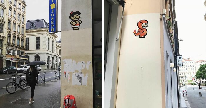 Bringing Mario To Life: My Street Art Mosaic Series (30 Pics)