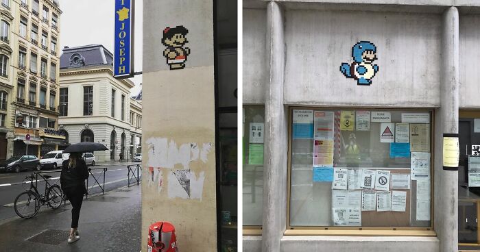 Mario In Disguise: My Street Art Mosaics (30 Pics)