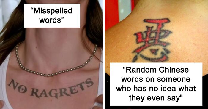 28 People Share Tattoos That Instantly Make A Person Less Attractive