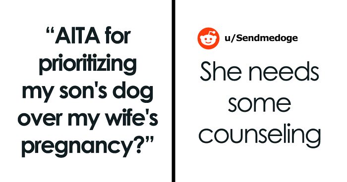 Man Is Unwilling To Give Up Son's Dog Despite Pregnant Wife's Request, Asks The Internet If He's A Jerk