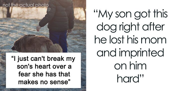 Pregnant Wife Asks Husband To Get Rid Of Son's Dog Because It's Making Her Uncomfortable, He Asks If He's A Jerk For Saying No