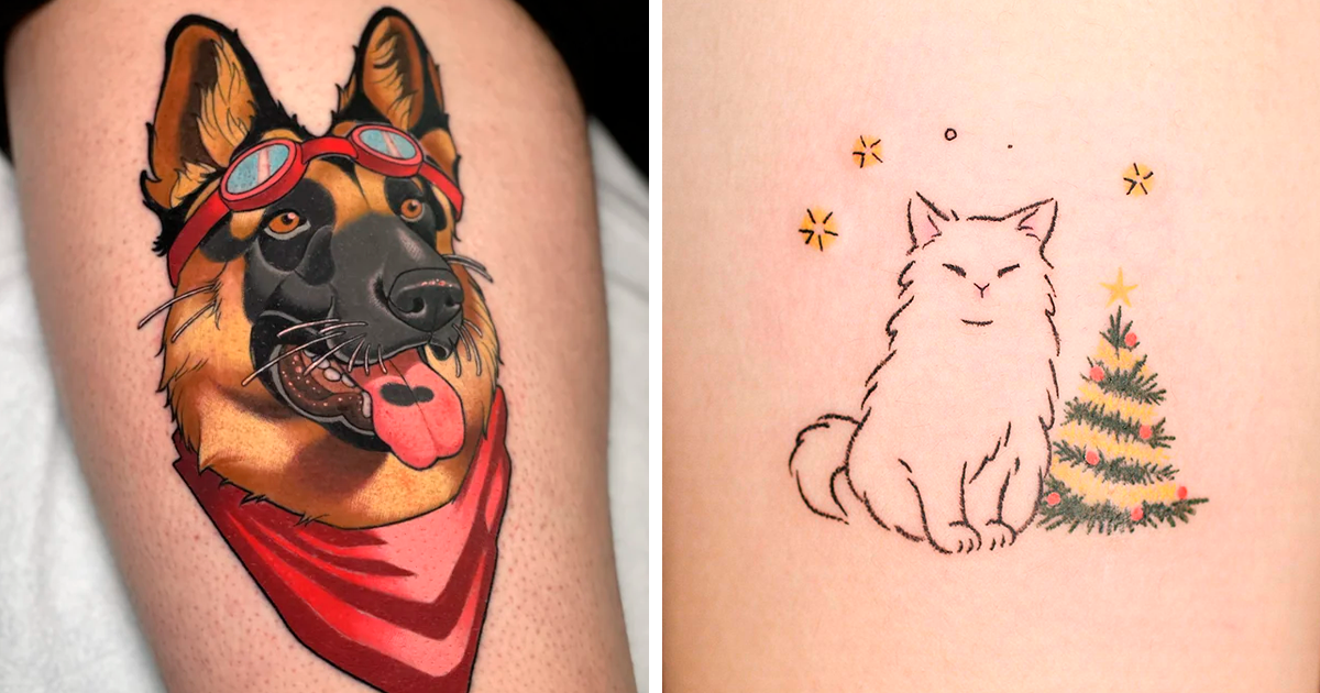 Update 85 cat and dog tattoo  thtantai2