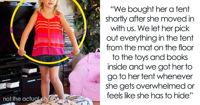 6 Y.O. With Special Needs Has Tent Nobody Can Enter As Her Safe Space, Guests Are Upset That It Was Put Up In The Living Room