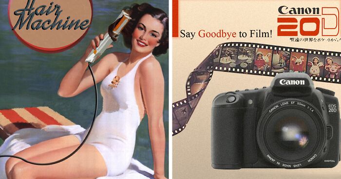 Modern Products As Imagined In Vintage Commercials; Here Are 56 Silly Ads Submitted By 'Design Crowd' Contestants