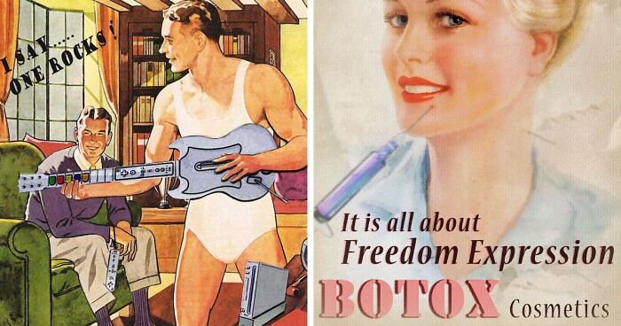 Here Are The Best Of User-Submitted Vintage Ads Of Modern-Day Products, As Shared In 'Design Crowd' Contests (56 Pics)