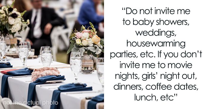 “Do Not Invite Me”: Woman Gets Offended When People She Doesn’t Hang Out With Regularly Invite Her To Celebrate Their Milestones