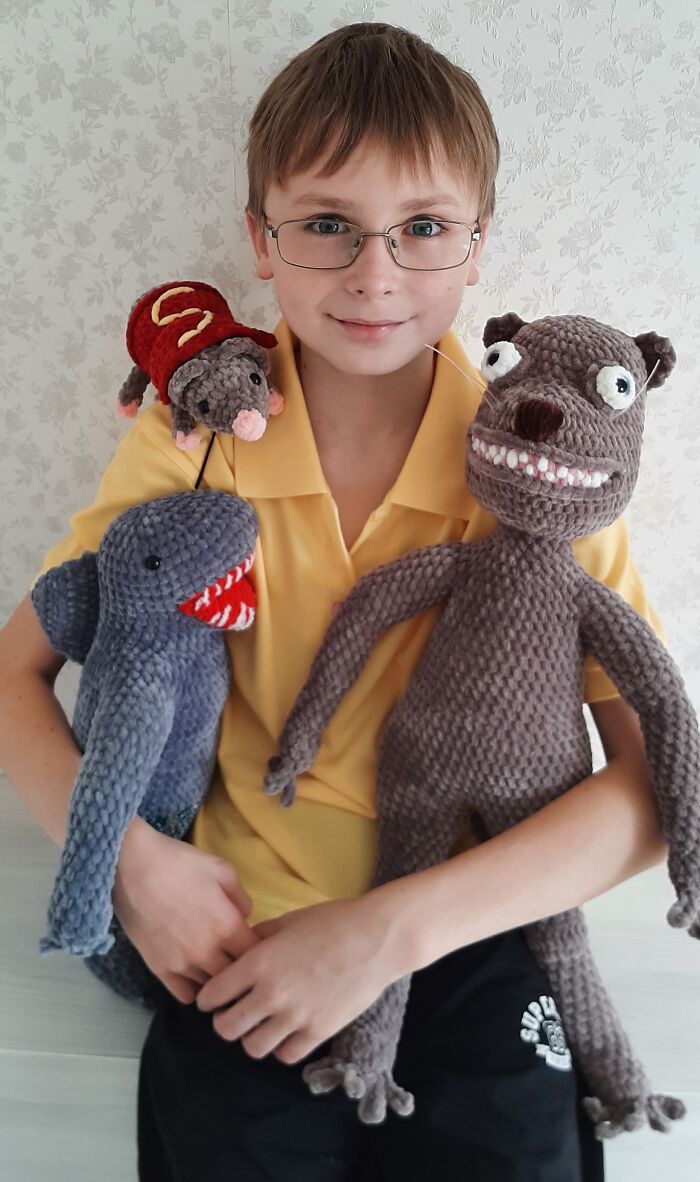 My 11 Knitted Toys For Kids