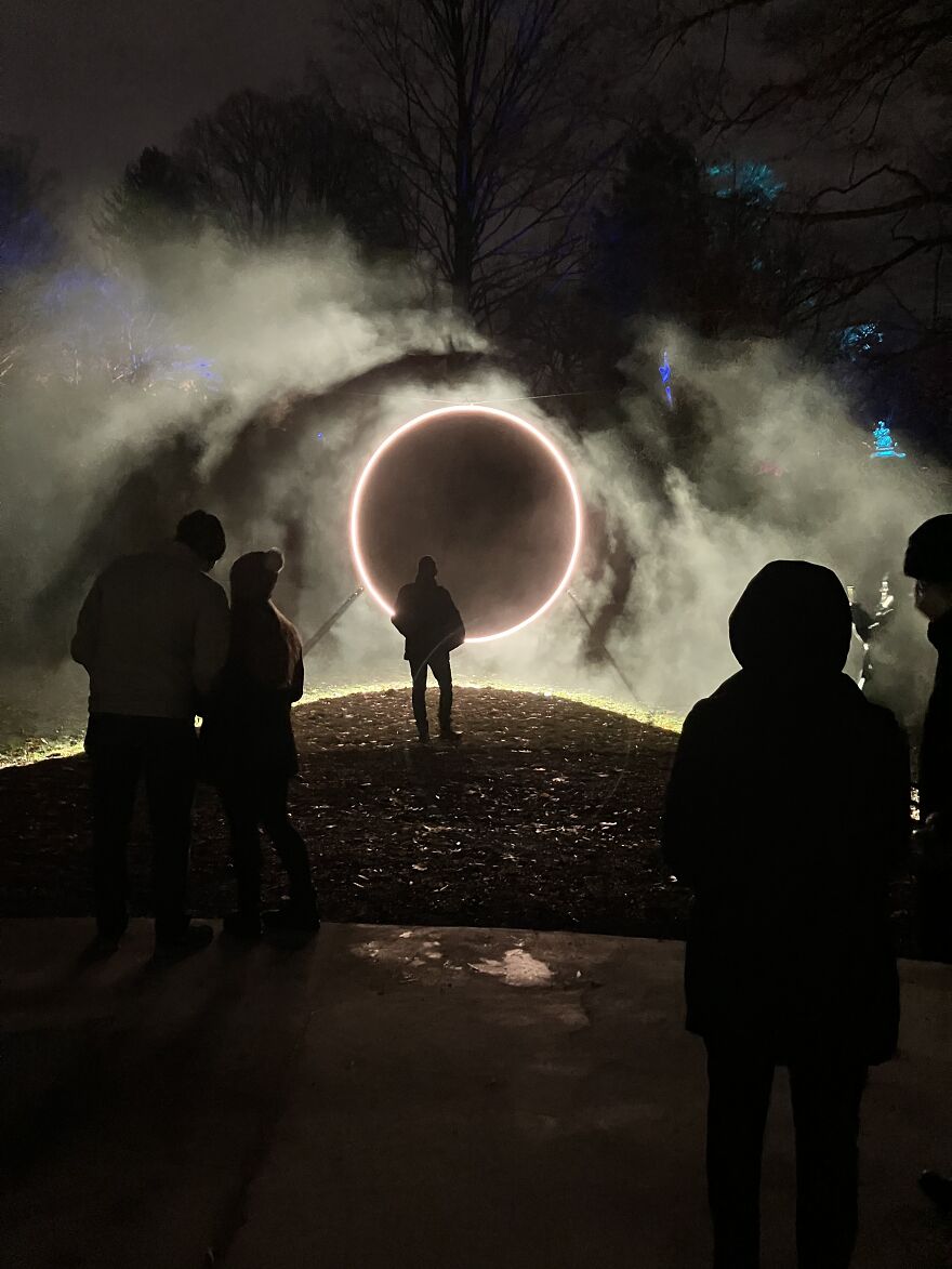 Light Display At The Arlington Cemetery (One Of The Exhibits!)