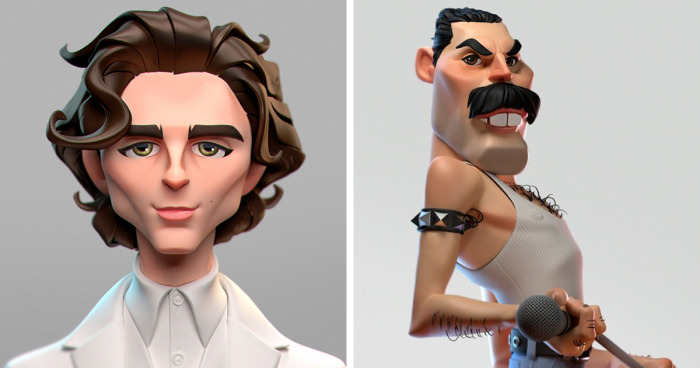 35 Pop-Culture Characters And Celebrities Recreated Into 3D Caricatures By This Brazilian Artist