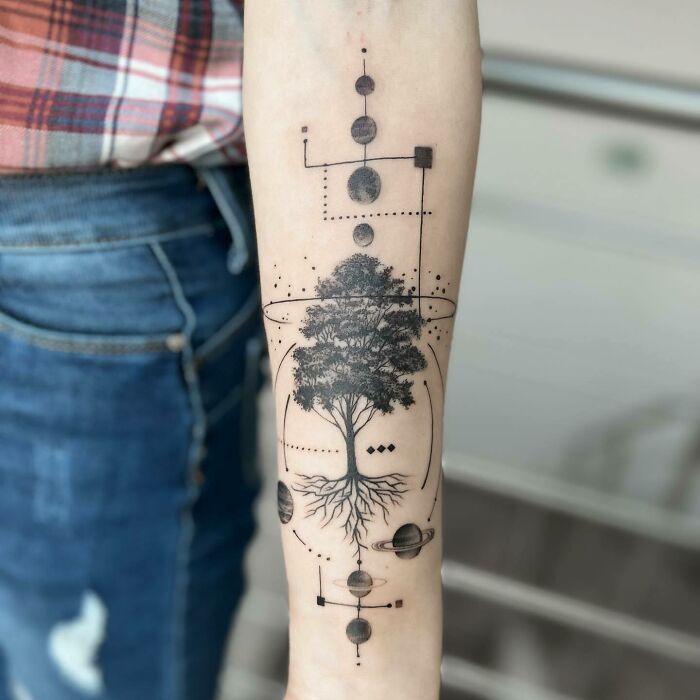 Daybreak Tattoo - By Nickole - @nickole.does.tattoos