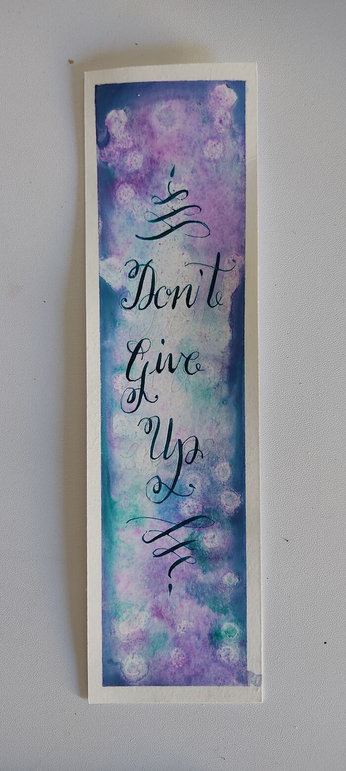 Combining My Love For Painting And Calligraphy (7 Pics)