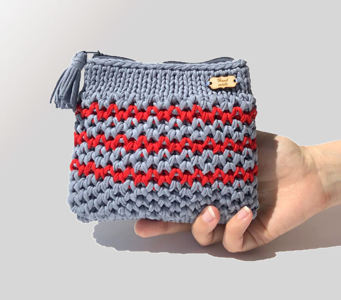 Crochet Cosmetic Bag