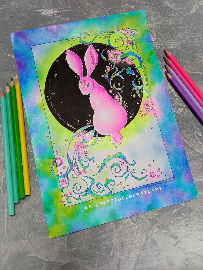 I Made Three Hand Drawn Coloring Books