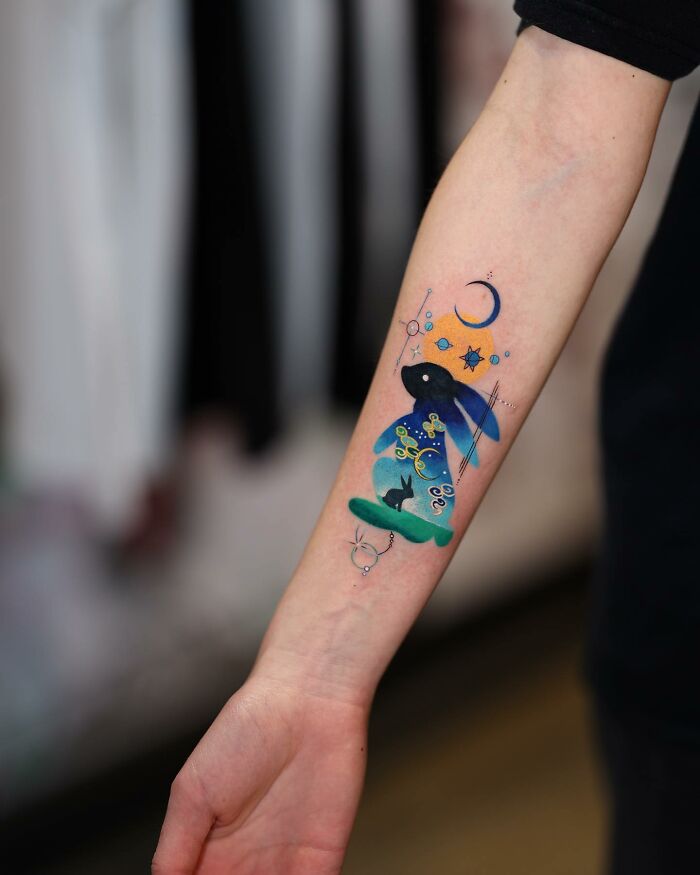 Tattoo uploaded by Miran Kim • korean lettering • Tattoodo