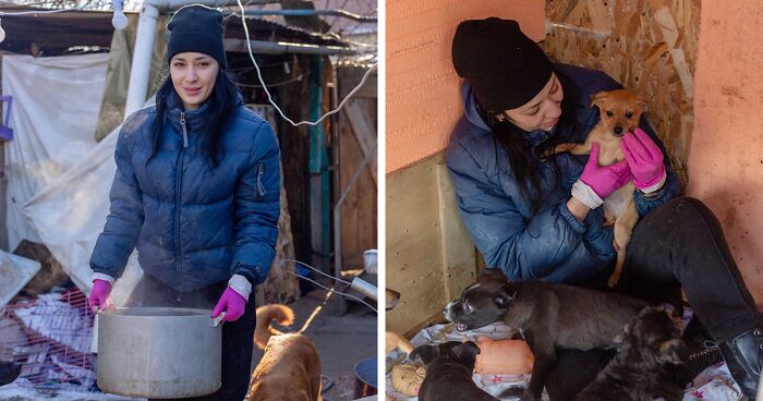 Meet The Amazing Ukrainians Who Have Been Helping Rescue Animals From Their War-Torn Land