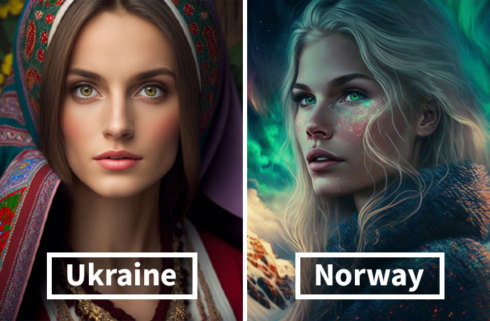 Artist Asks AI To Turn 30 Countries Into Women, The Results Go Viral