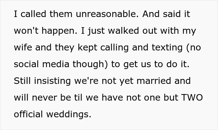 "Every Night They'd Call With Ultimatums": Couple Is Fed Up With Their Families Arguing Over Their Wedding And Decide To Elope