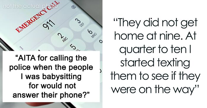 14-Year-Old Babysitter Calls The Police After The Parents Are Gone For 3 Extra Hours, Cops Find Them At Their Friend's House And They're Not Happy