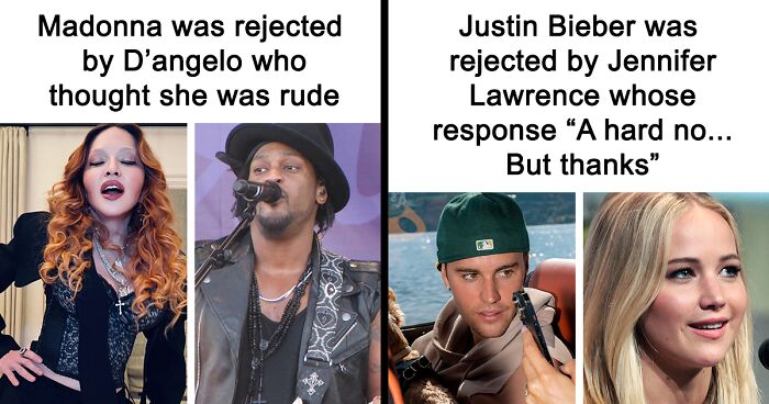 Despite Their Status, These 26 Celebs Got Rejected By Other Famous People