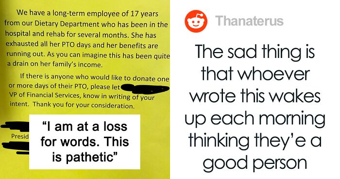 People Are Infuriated At This CEO Who Asked Employees To Donate Their PTO Days To A Coworker Who's Been Hospitalized