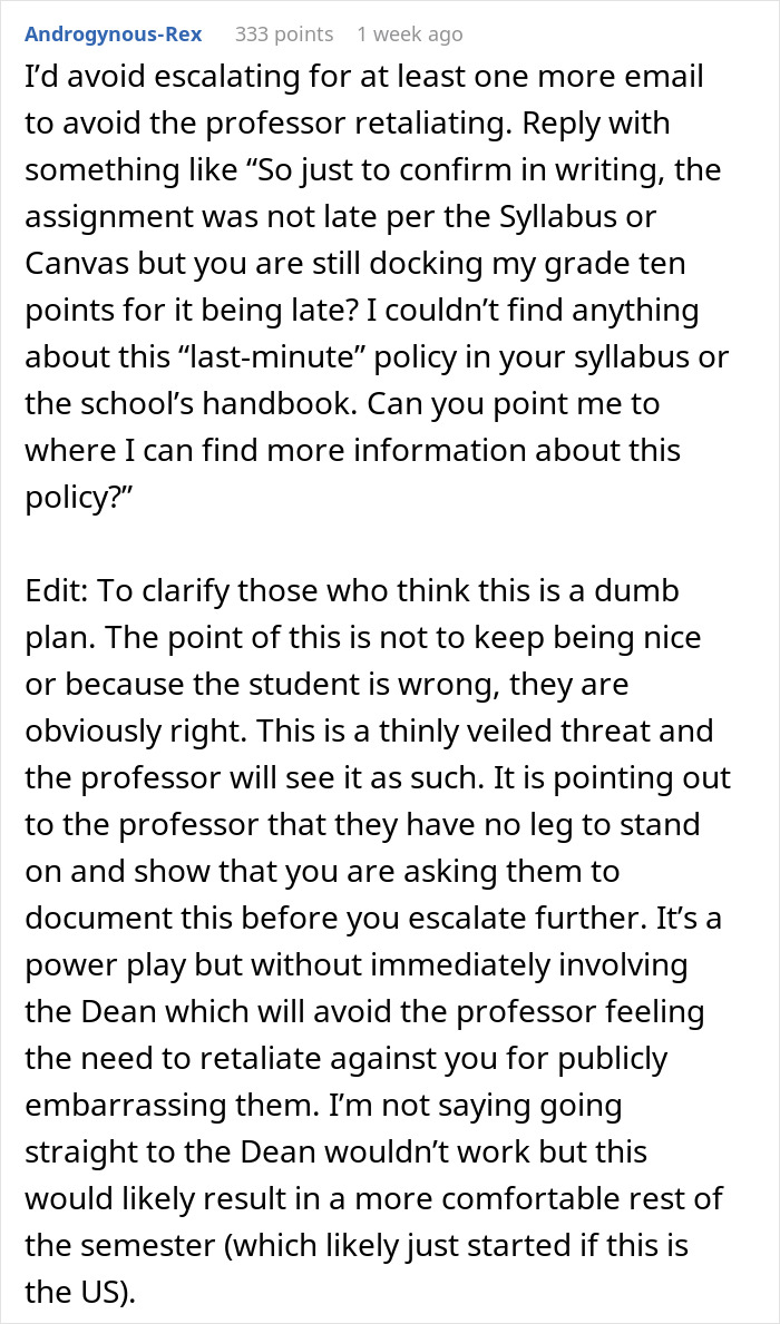 Student Questions Why They Received A Late Penalty When Their Assignment Was Submitted 14 Mins Before The Deadline, Shares Their Emails With The Professor